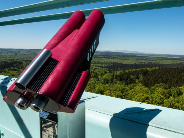 Blick vom Josephskreuz zum Brocken