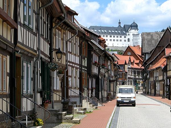 Blick auf das Stolberger Schloss