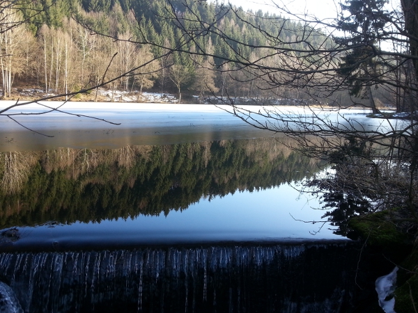 Maliniusteich, als Teil des Teich- und Grabensystems für den Bergbau