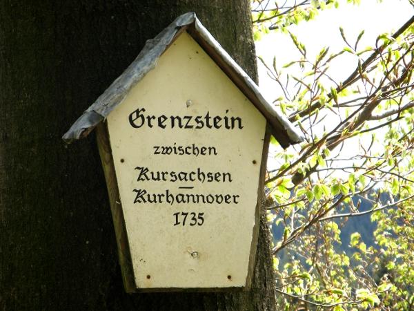 Grenzsteine der ehemaligen Kurfürstentümer